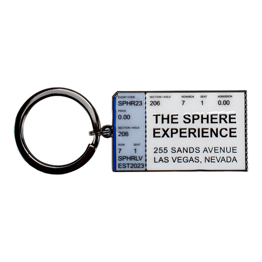 Sphere Experience Ticket Keychain - Front View