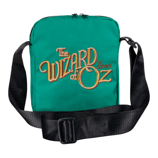 The Wizard of Oz at Sphere Embroidered Crossbody Green Bag - Front View