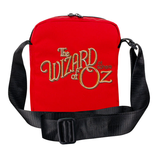 The Wizard of Oz at Sphere Embroidered Crossbody Red Bag - Front View