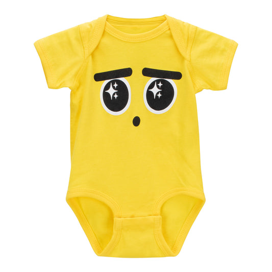 Orbi Big Emoji Starstruck Onesie - Front View