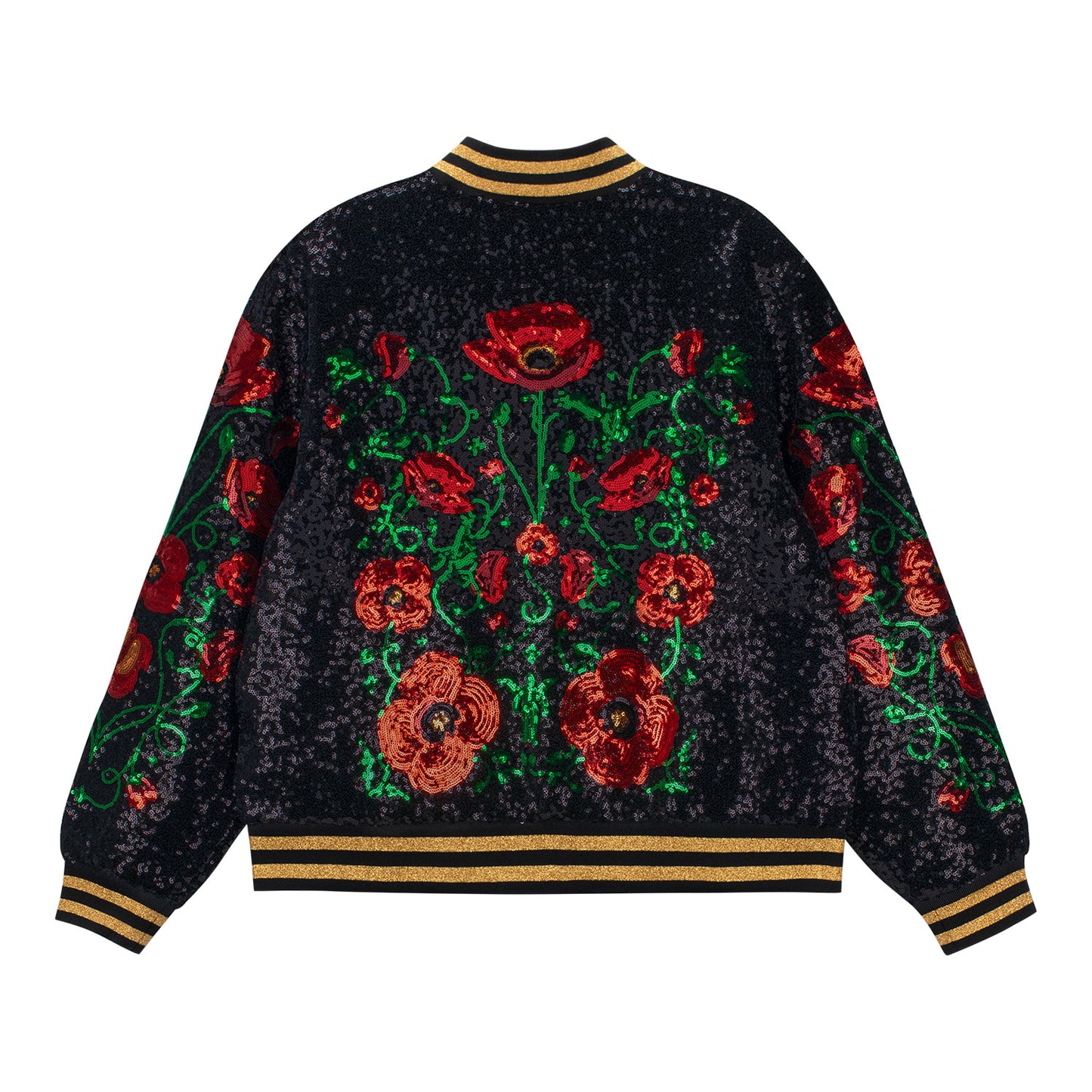 The Wizard of Oz at Sphere Poppies Sequin Bomber Jacket