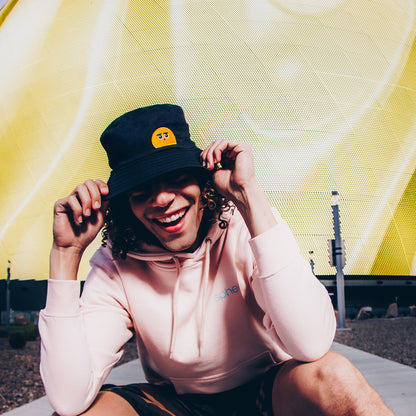 Sphere Orbi Starstruck Bucket Hat X - Black - Front View On Model