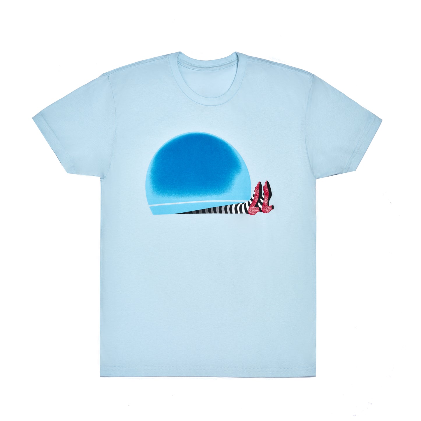 The Wizard of Oz at Sphere Light Blue Legs Tee