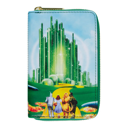 The Wizard of Oz at Sphere Loungefly Wallet In Green - Front View