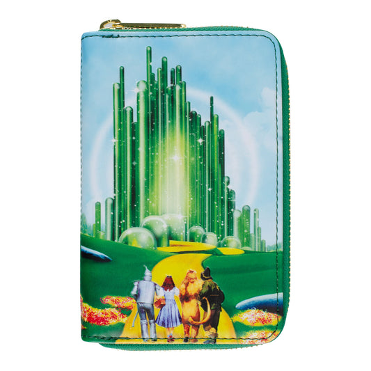 The Wizard of Oz at Sphere Loungefly Wallet In Green - Front View