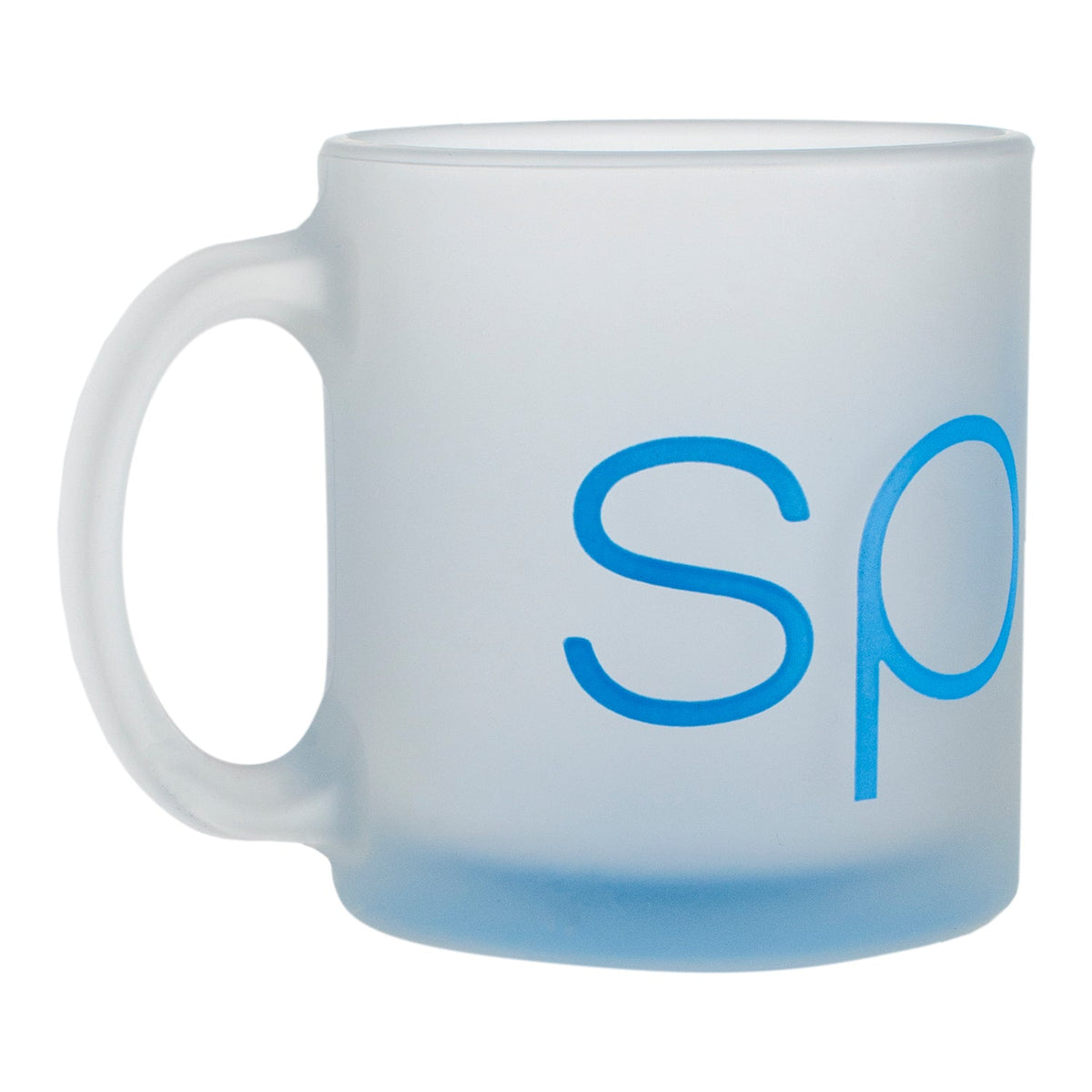 Sphere Frosted Logo Mug - Front Right View