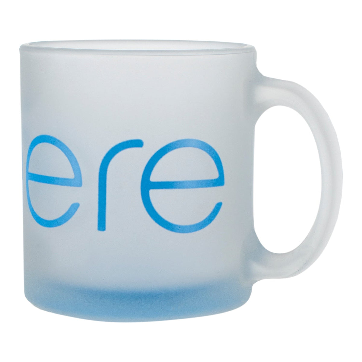 Sphere Frosted Logo Mug - Front Left View
