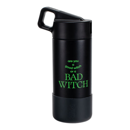 The Wizard of Oz at Sphere MiiR Bad Witch Kids Water Bottle In Black - Front View