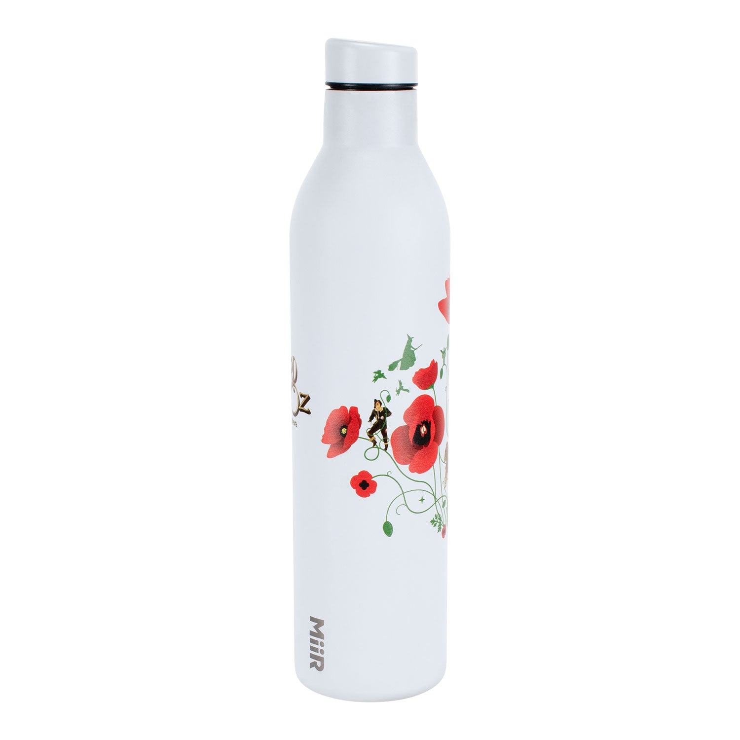 The Wizard of Oz at Sphere MiiR Botanical Poppies Water Bottle White - Side View
