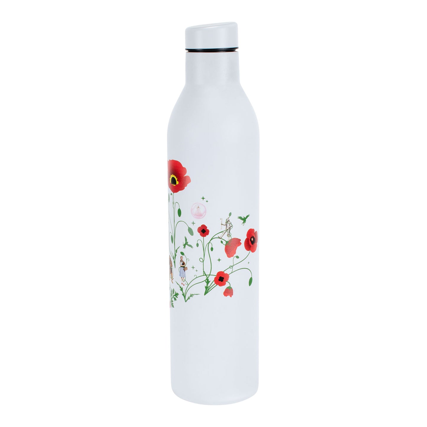 The Wizard of Oz at Sphere MiiR Botanical Poppies Water Bottle White - Side View