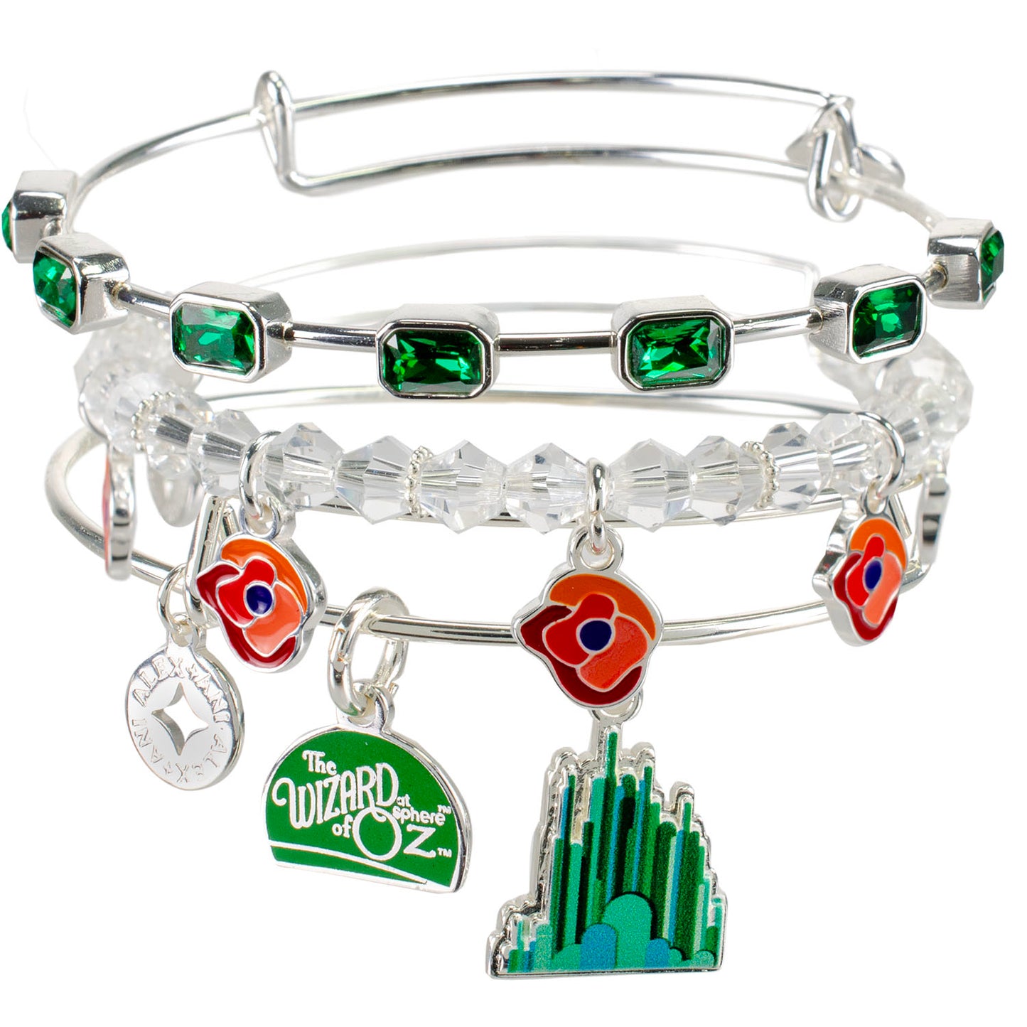 The Wizard of Oz at Sphere X Alex & Ani Emerald City™ Set of 3 - All Together