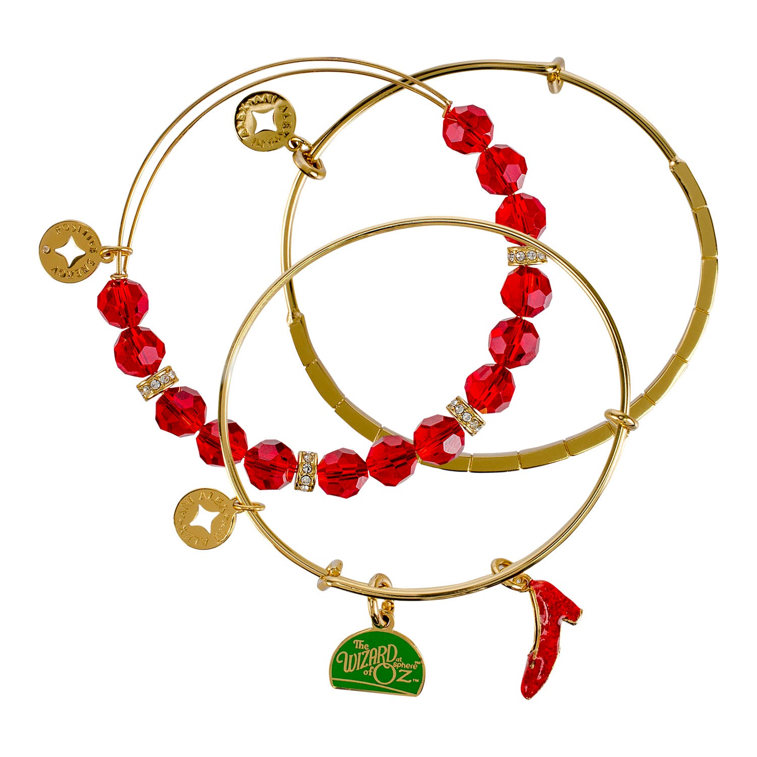 The Wizard of Oz at  Sphere X Alex & Ani Dorothy™ Set of 3 - All Together Above View