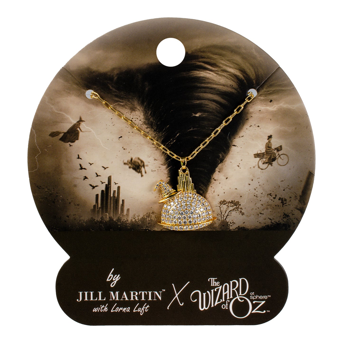The Wizard of Oz at Sphere x Jill Martin Crystal Witch Hat Pendant