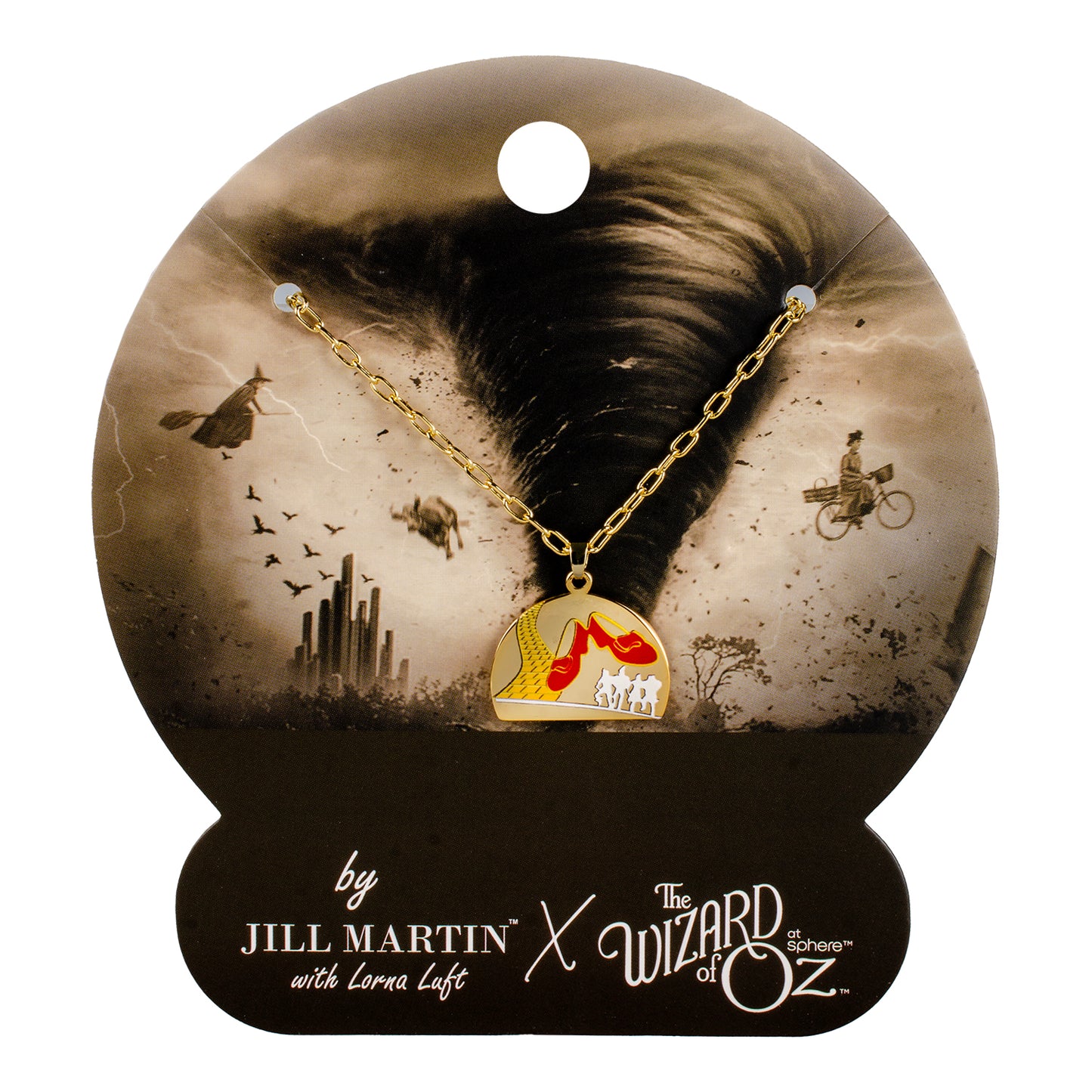 The Wizard of Oz at Sphere X Jill Martin Ruby Slippers™ Pendant
