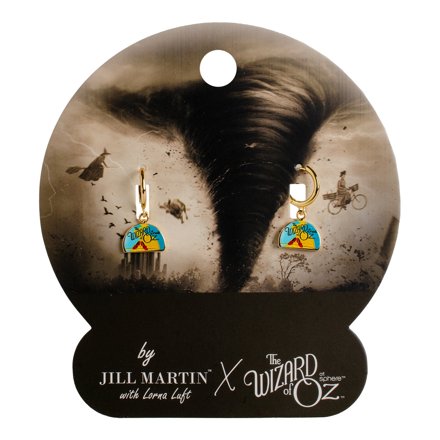 The Wizard of Oz at Sphere X Jill Martin Yellow Brick Road™ Hoop Earrings