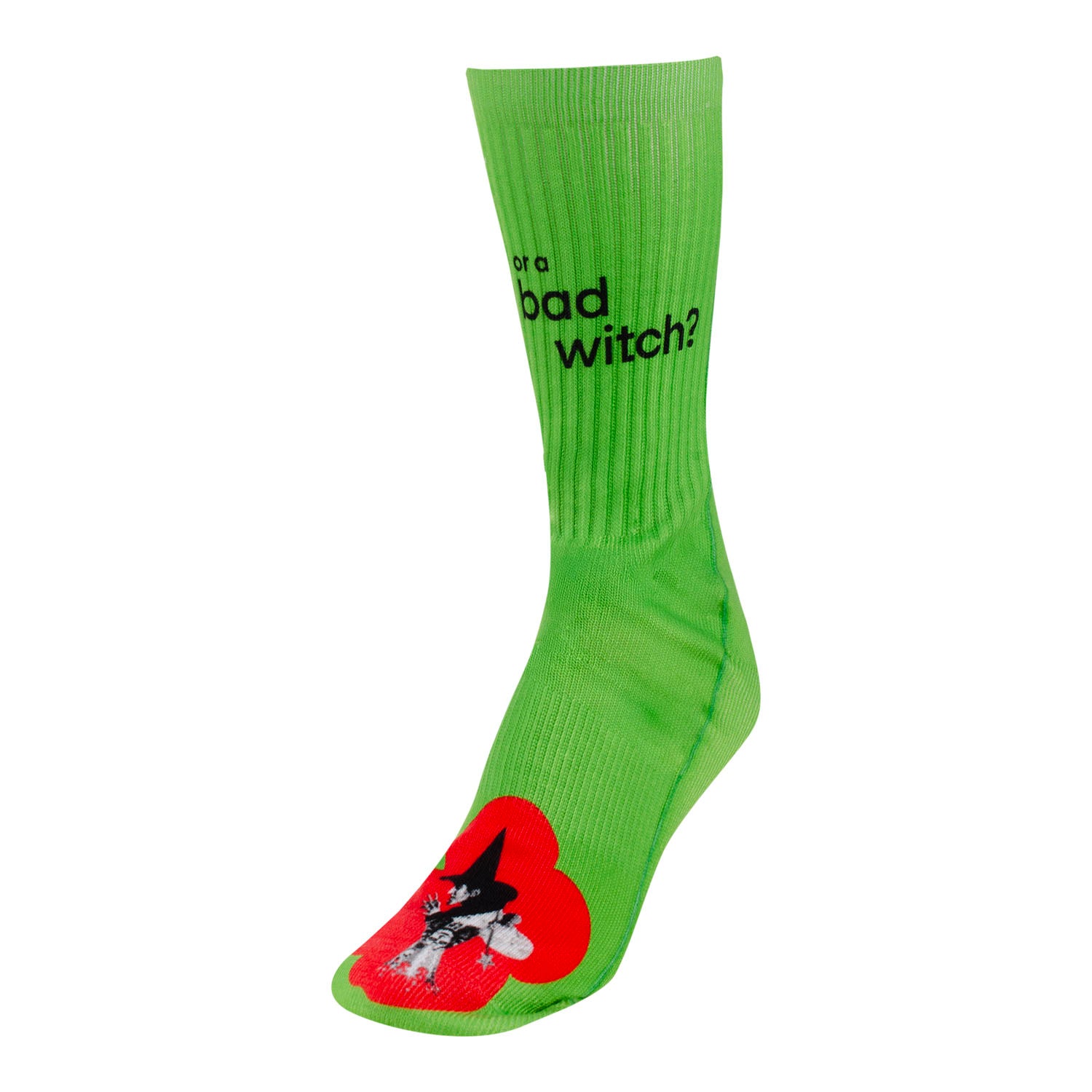 The Wizard of Oz At Sphere Glinda the Good Witch™ Socks In Green - Front View