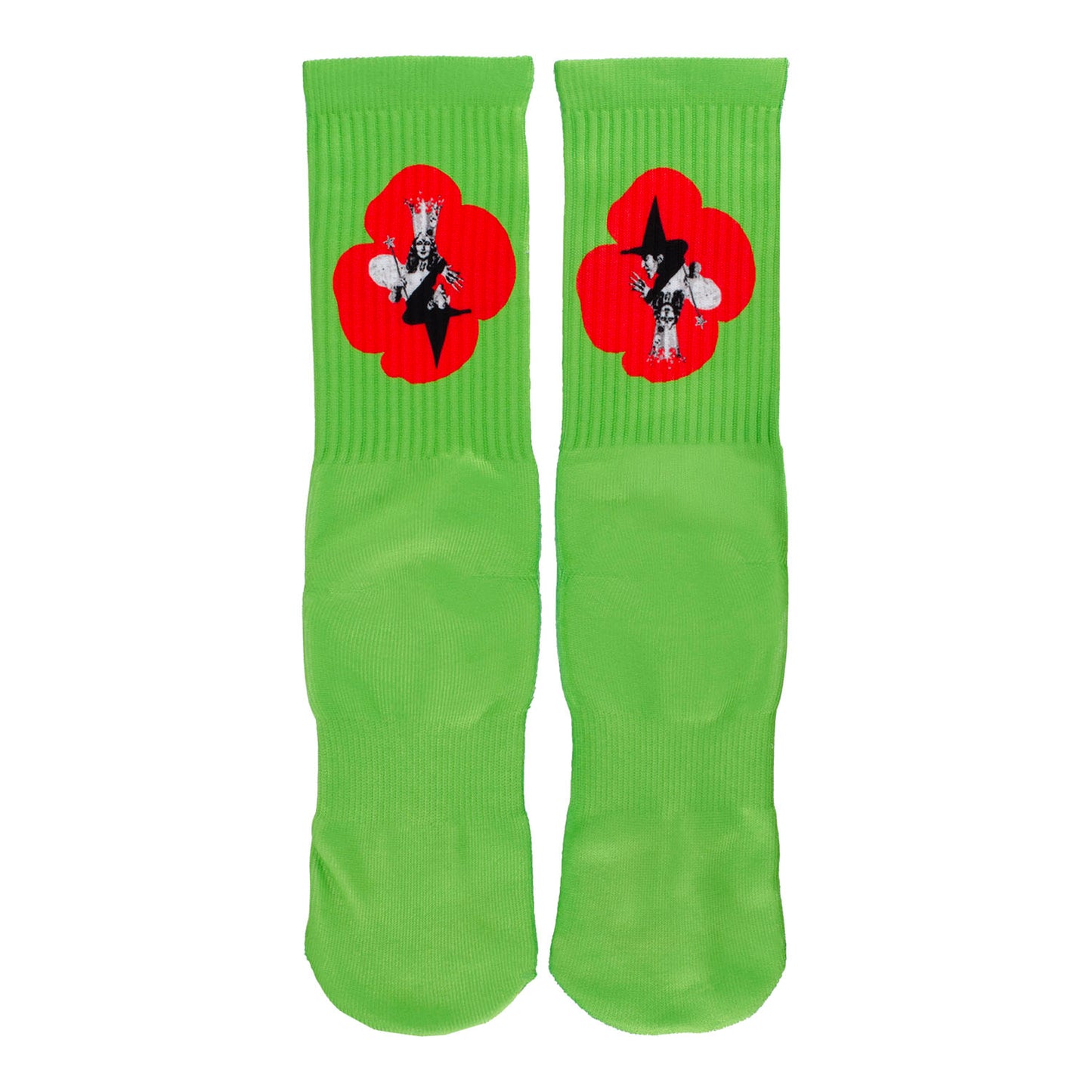 The Wizard of Oz At Sphere Glinda the Good Witch™ Socks In Green - Back View