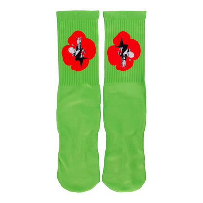 The Wizard of Oz At Sphere Glinda the Good Witch™ Socks In Green - Back View