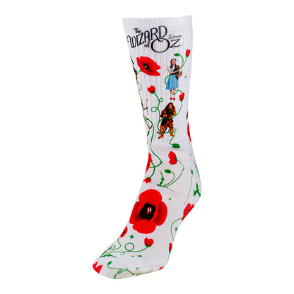 The Wizard of Oz At Sphere Botanical Poppies Socks - Front View