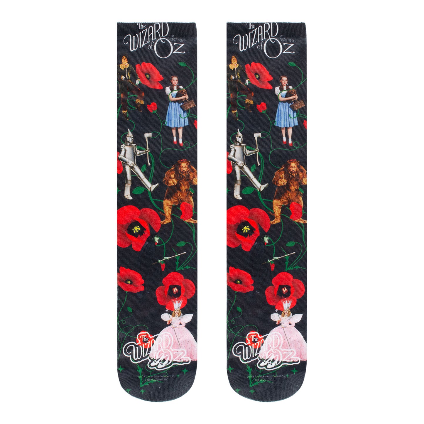 The Wizard of Oz at Sphere Poppies Crew Socks