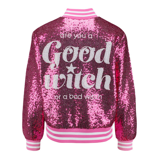 The Wizard of Oz at Sphere Glinda The Good Witch Sequin Bomber Jacket
