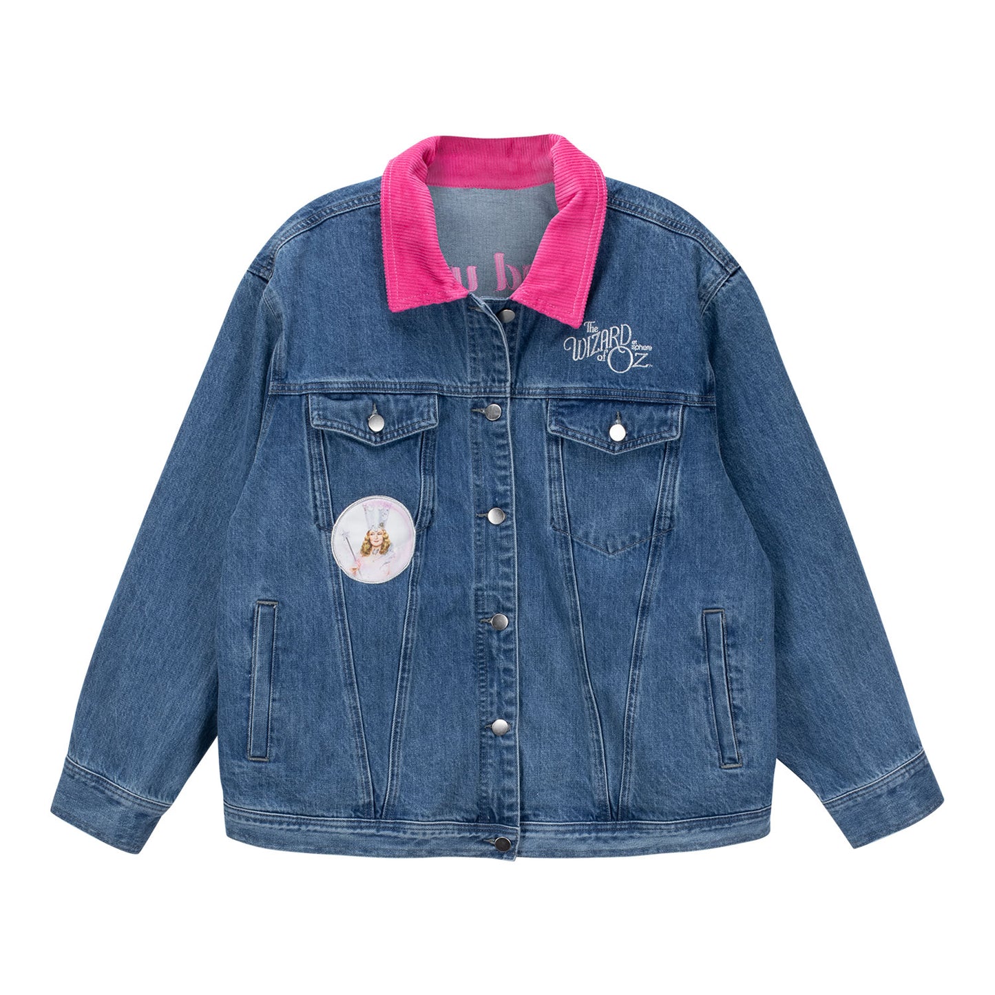 The Wizard of Oz at Sphere Glinda The Good Witch Denim Jacket