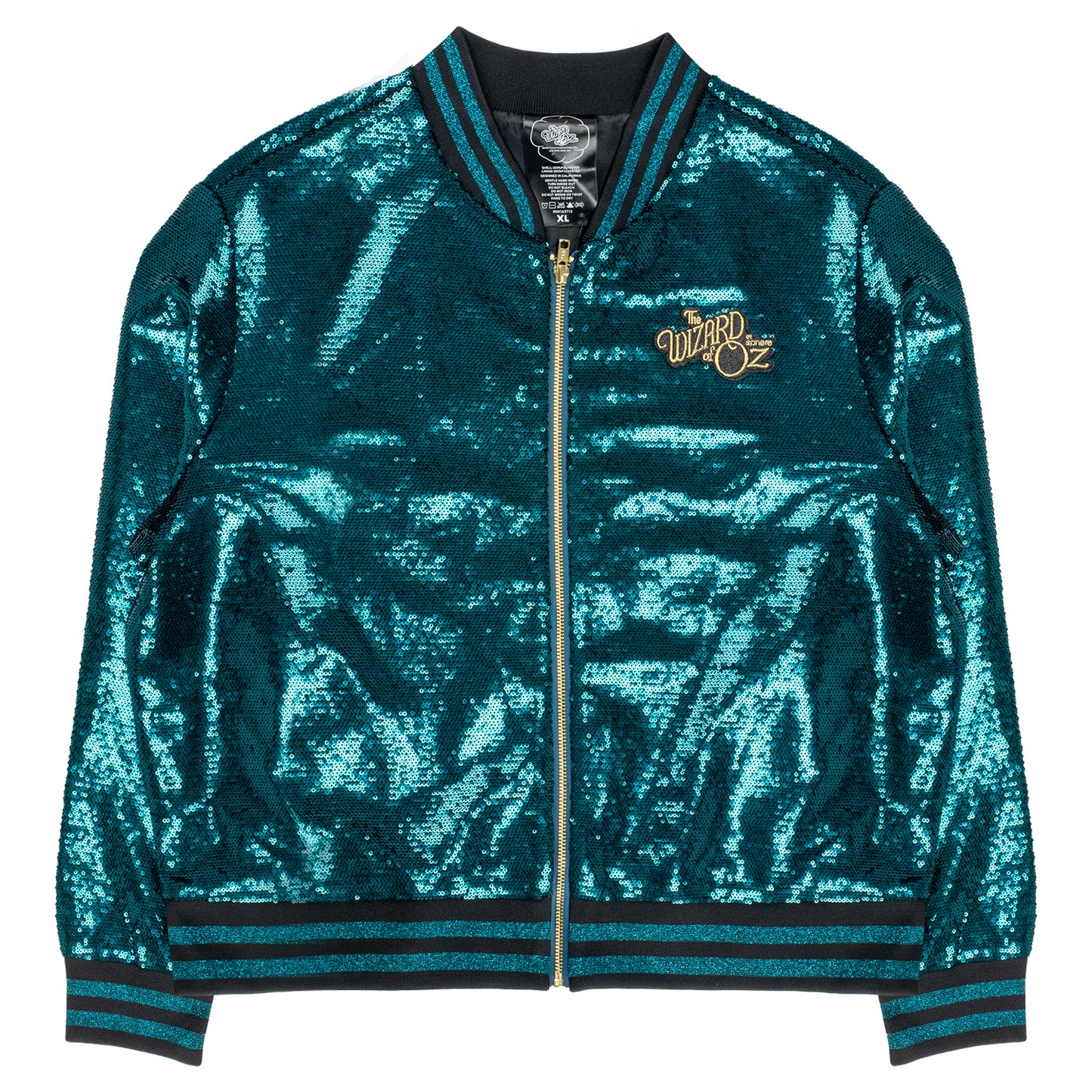 The Wizard of Oz at Sphere Emerald Sequin Bomber Jacket