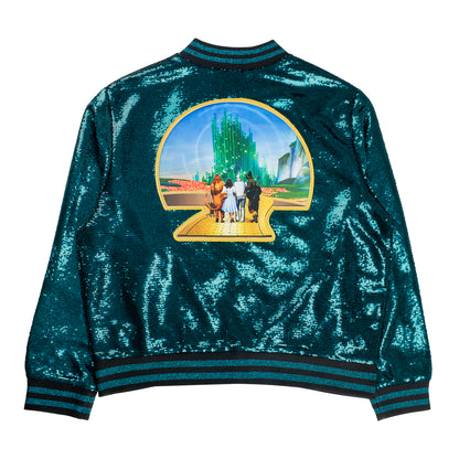 The Wizard of Oz at Sphere Emerald Sequin Bomber Jacket