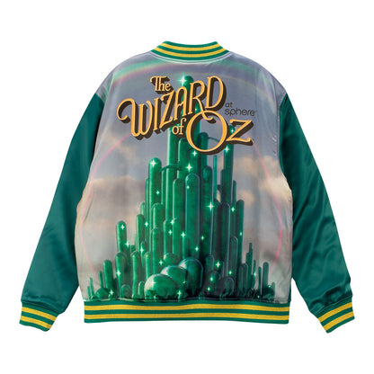 The Wizard of Oz at Sphere Emerald City Satin Bomber