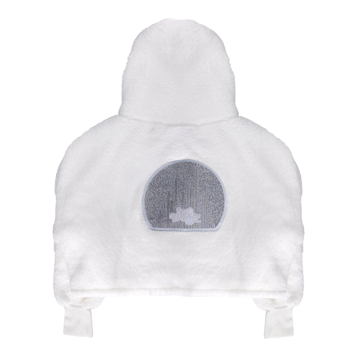 The Wizard of Oz at Sphere x Jill Martin Cropped Sherpa Hoodie-White