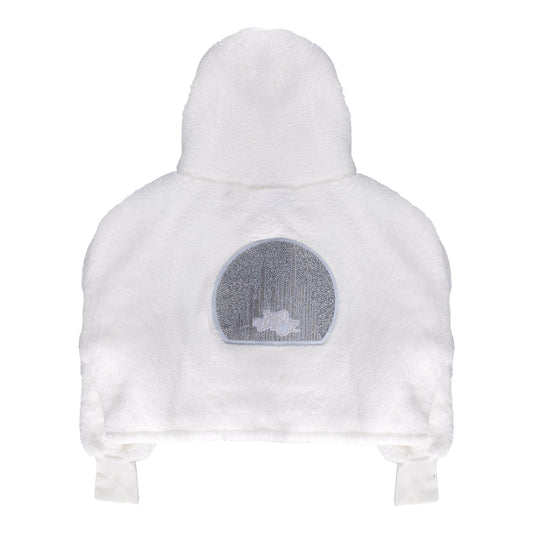 The Wizard of Oz at Sphere x Jill Martin Cropped Sherpa Hoodie-White