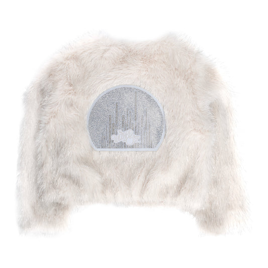 The Wizard of Oz at Sphere x Jill Martin Faux Fur Jacket-White