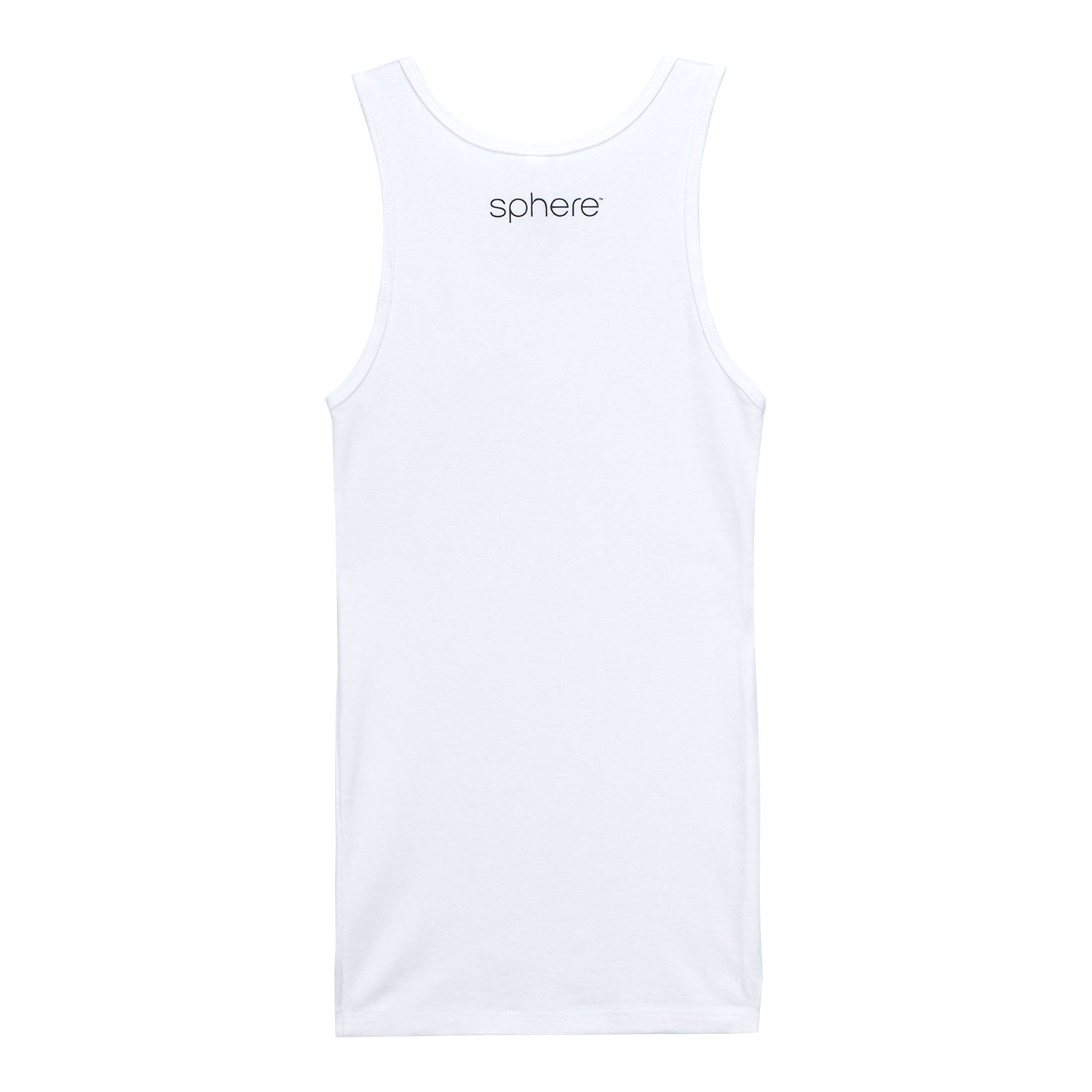 Women's Sphere Aura Spotlight Tank X In White - Back View