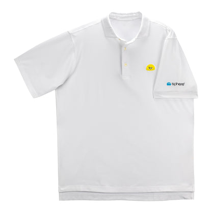 Orbi™ Tournament Solid Golf Polo White