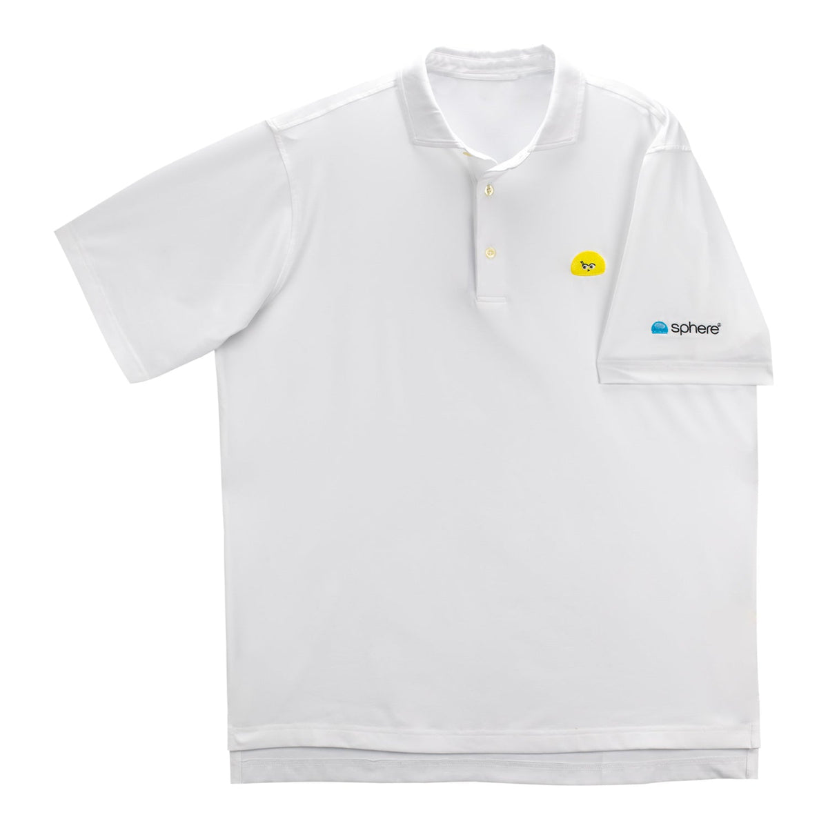 Orbi™ Tournament Solid Golf Polo White