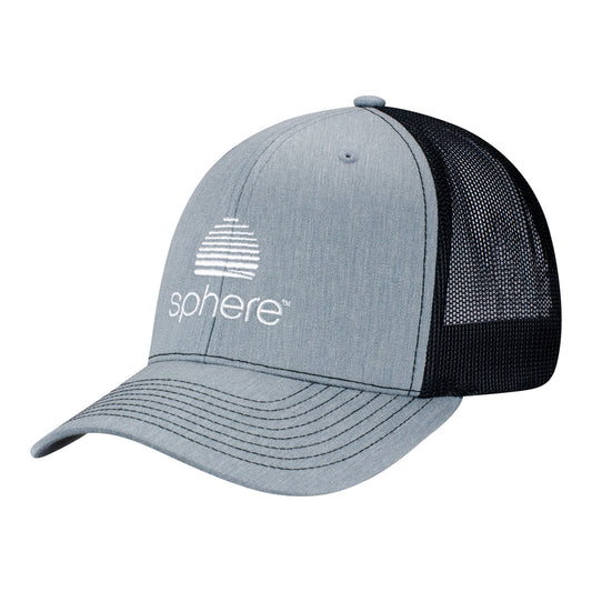 Sphere Graphic Patch Trucker Hat - Front Left View