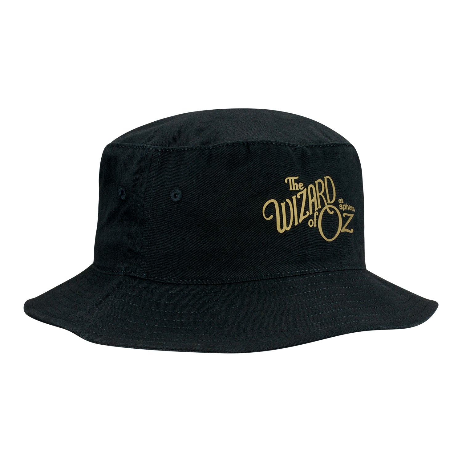 The Wizard of Oz at Sphere Logo Black Bucket Hat - Front Right View