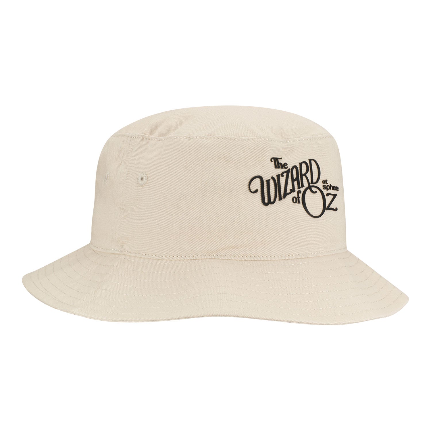 The Wizard of Oz at Sphere Logo Khaki Bucket Hat - Front Right View