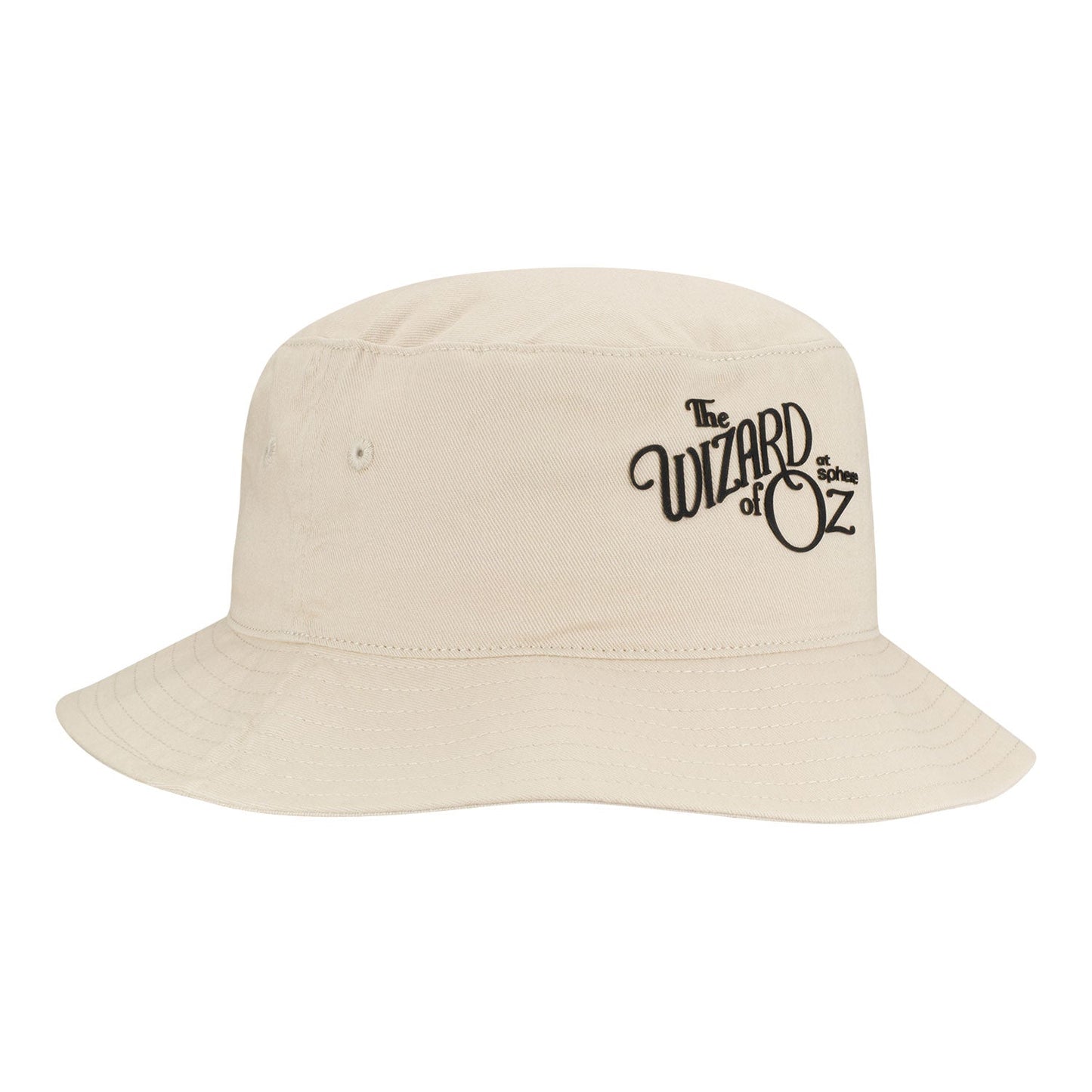 The Wizard of Oz at Sphere Logo Khaki Bucket Hat - Front Right View
