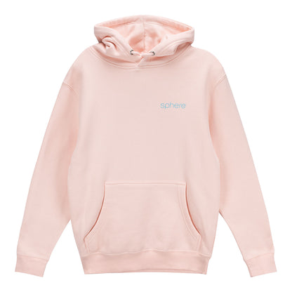 Sphere Welcome Hoodie In Pink - Front View