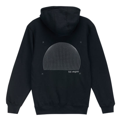 Sphere Graphix Zip Up Fleece - Black - Back View