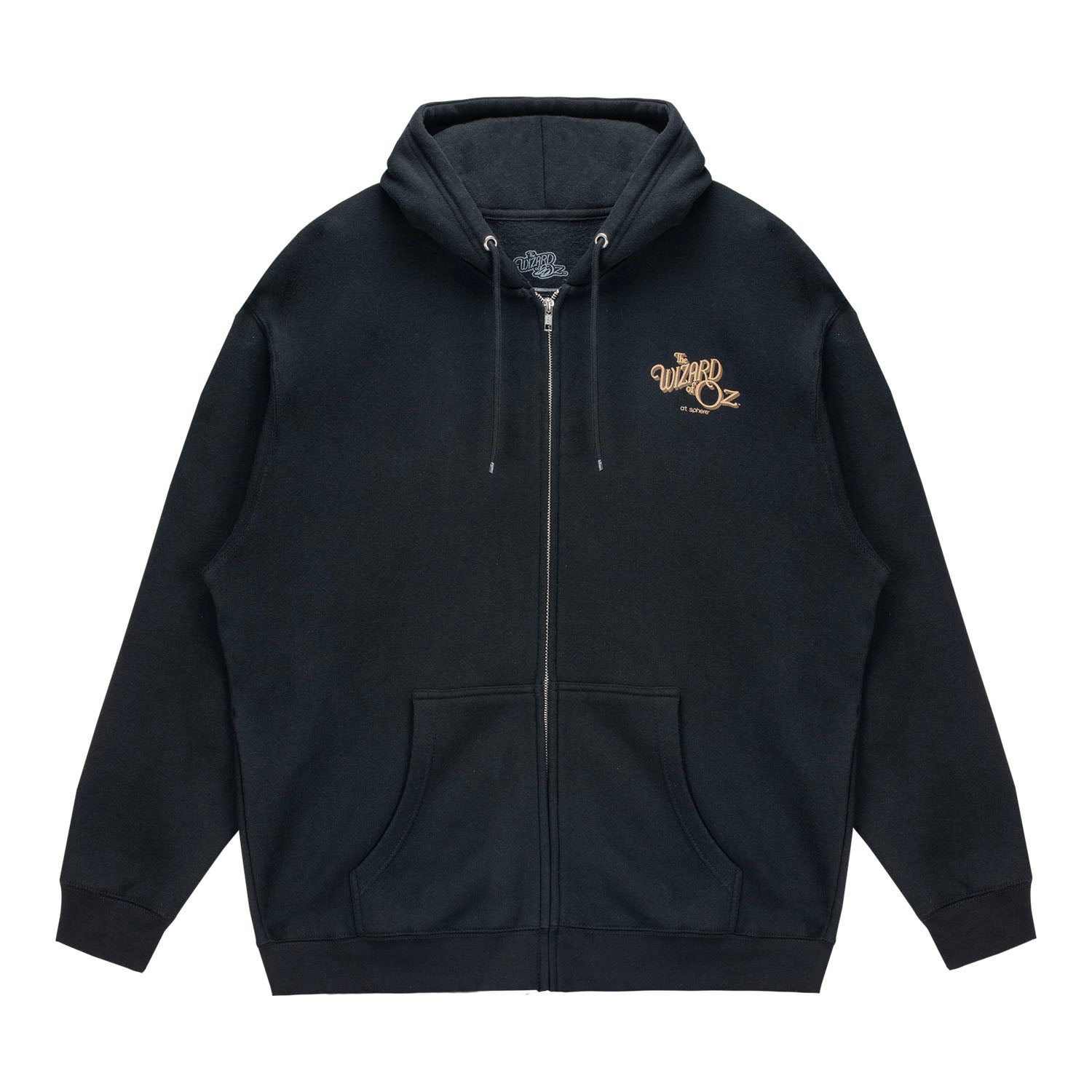 The Wizard of Oz at Sphere Silhouette Fleece In Black - Front View