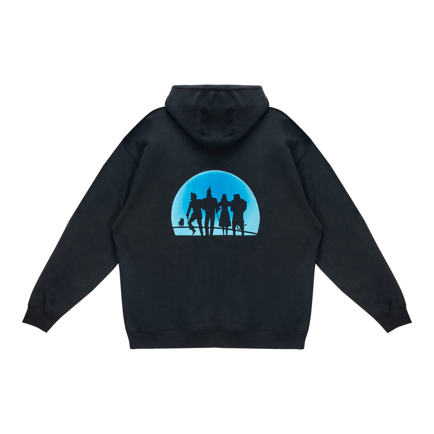 The Wizard of Oz at Sphere Silhouette Fleece In Black - Back View