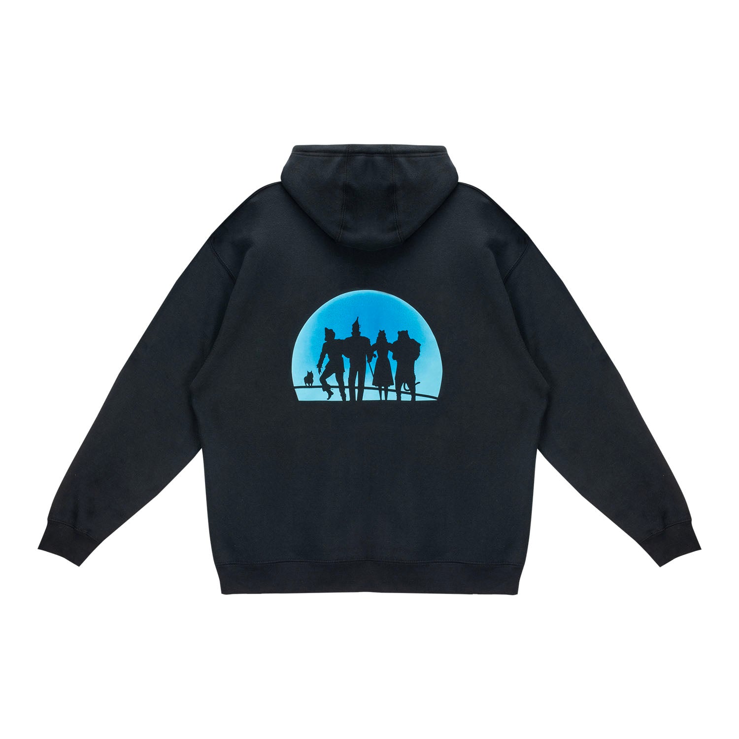 The Wizard of Oz at Sphere Silhouette Fleece In Black - Back View