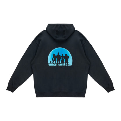 The Wizard of Oz at Sphere Silhouette Fleece In Black - Back View