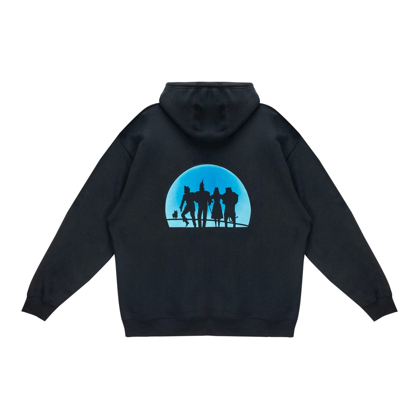 The Wizard of Oz at Sphere Silhouette Fleece In Black - Back View