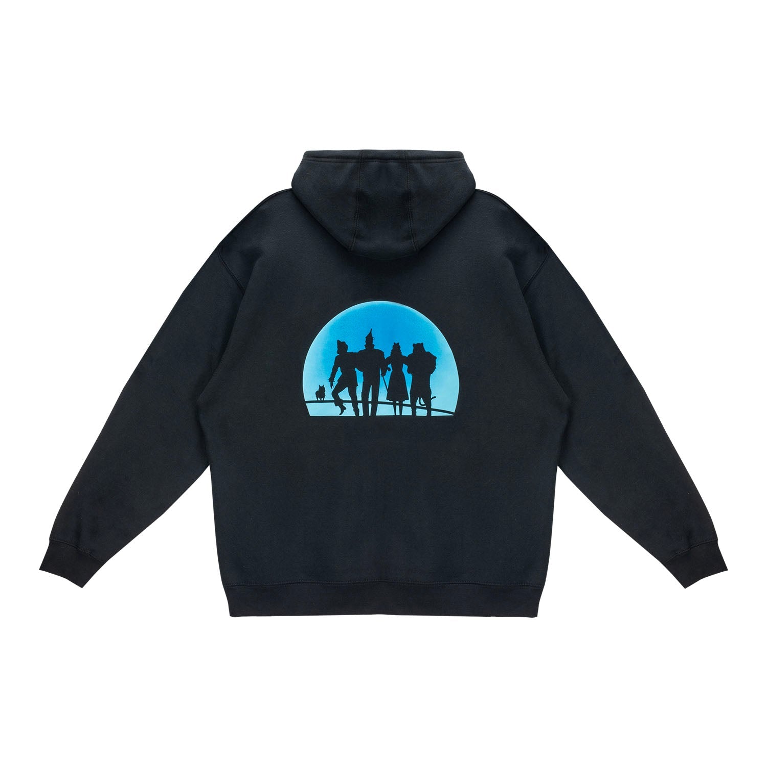 The Wizard of Oz at Sphere Silhouette Fleece In Black - Back View