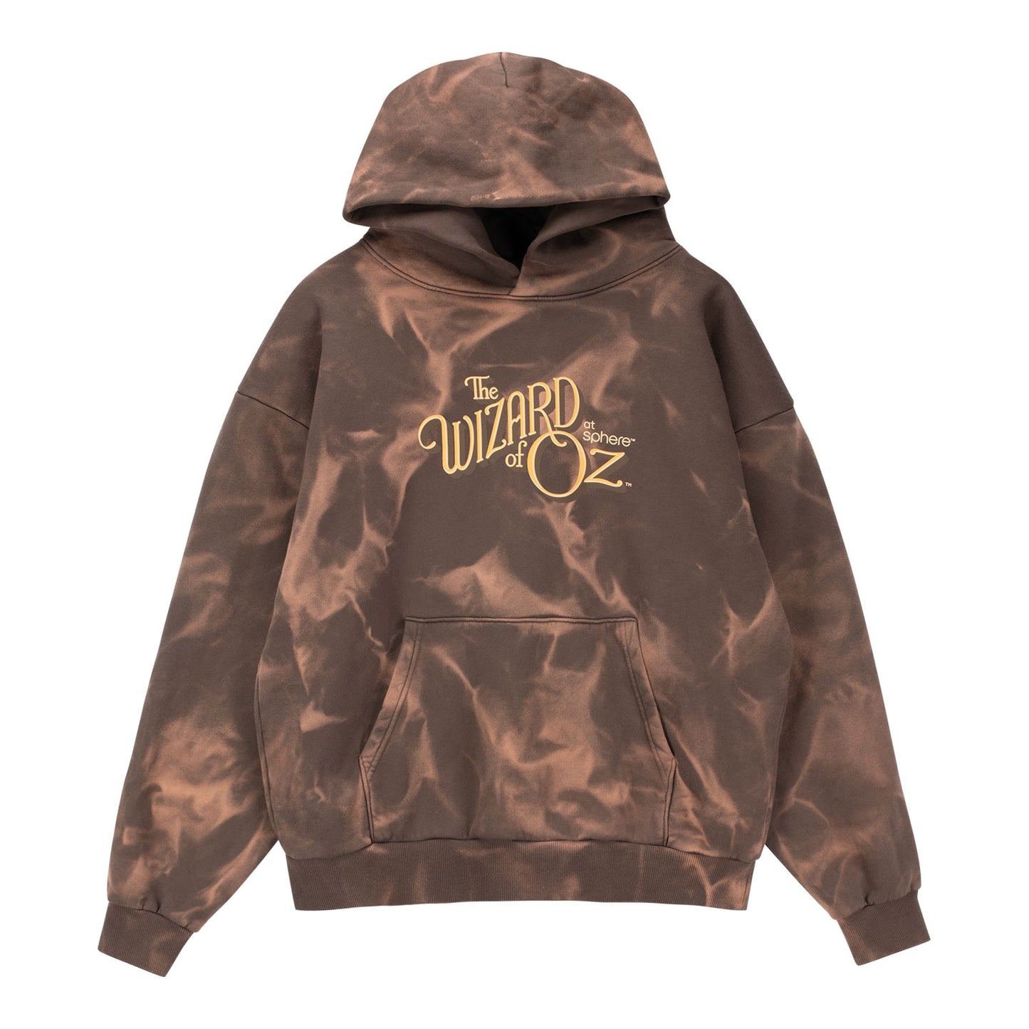 The Wizard of Oz at Sphere Vintage Logo Hoodie In Brown - Front View