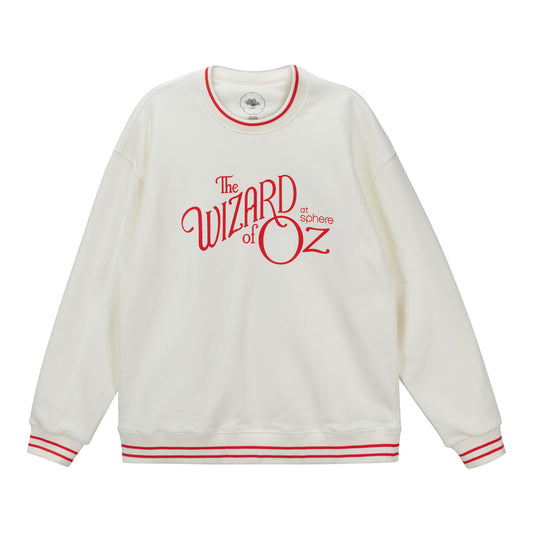 The Wizard of Oz at Sphere Red Logo Fleece Varsity Crewneck