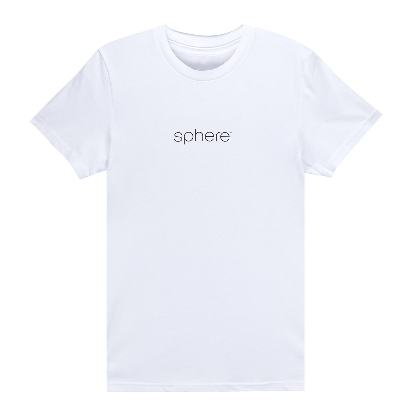 Sphere Orbi Postcard Tee In White - Front View